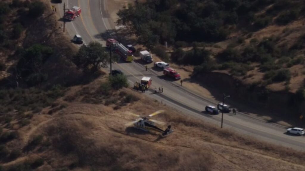 Motorcyclist Airlifted After Crashing Down Embankment Near Agoura Hills