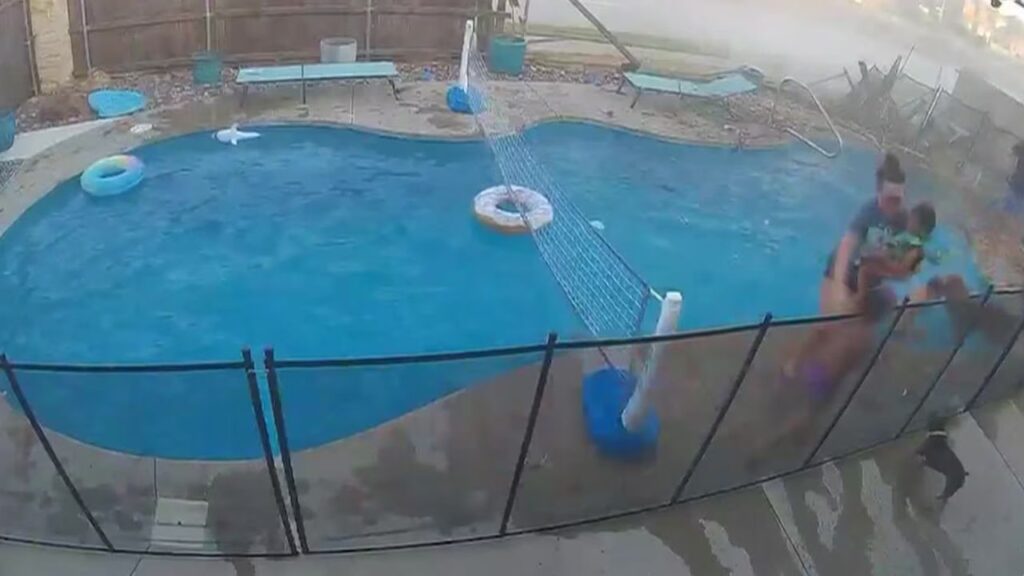 Car Crashes Through Fort Worth Backyard Fence, Narrowly Missing Children Playing by Pool Car Crashes Through Fort Worth Backyard Fence, Narrowly Missing Children Playing by Pool