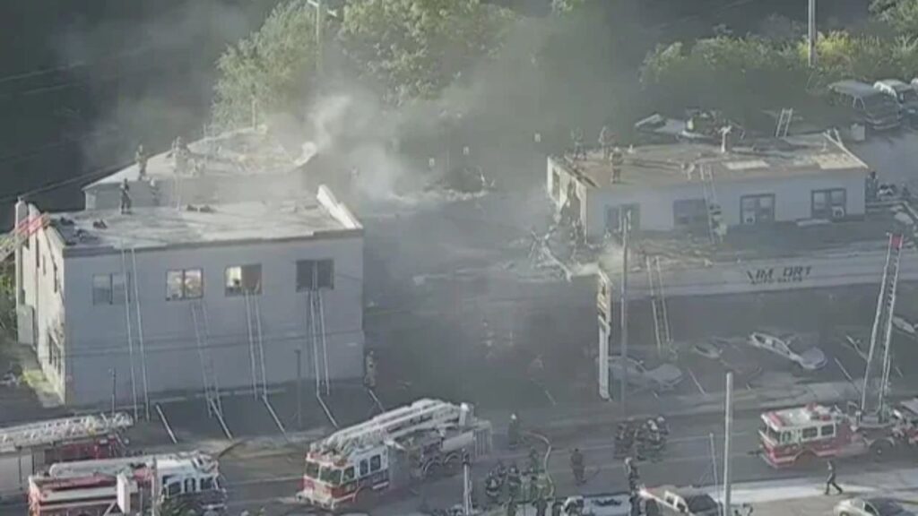 Multi-Alarm Fire Damages Car Dealership in Bridgeport, Montgomery County Multi-Alarm Fire Damages Car Dealership in Bridgeport, Montgomery County