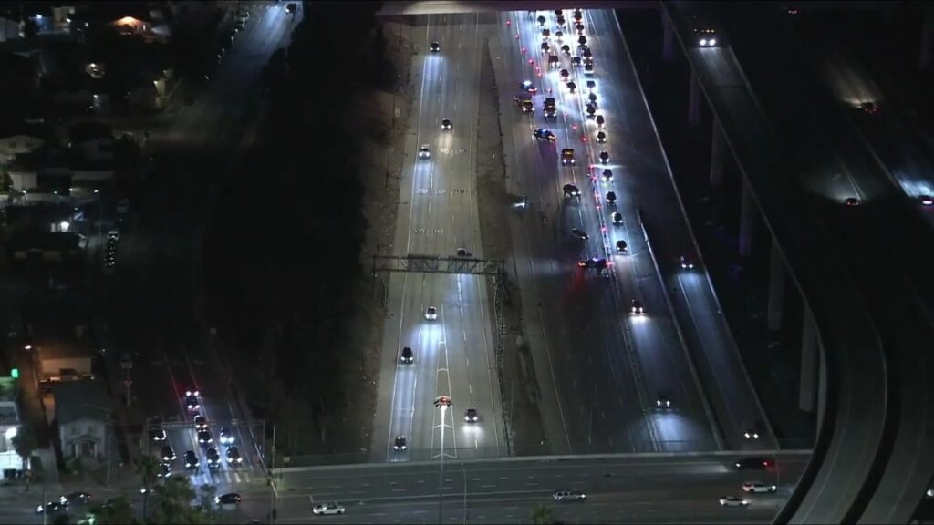 One Killed, Four Injured in Three-Vehicle Crash on 110 Freeway in Los Angeles