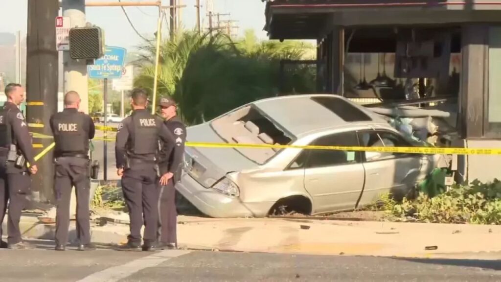 1 Dead, 2 Injured After Sedan Crashes Into Restaurant Near Whittier