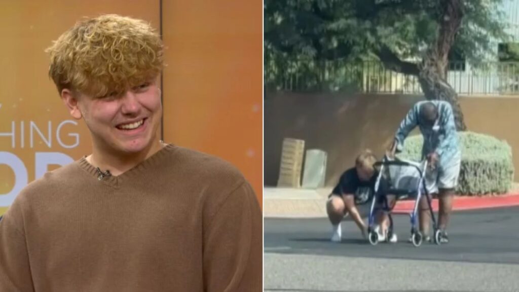 Arizona Teen Gives Elderly Stranger His Shoes, Then Helps Him Through a Difficult Loss Arizona Teen Gives Elderly Stranger His Shoes, Then Helps Him Through a Difficult Loss