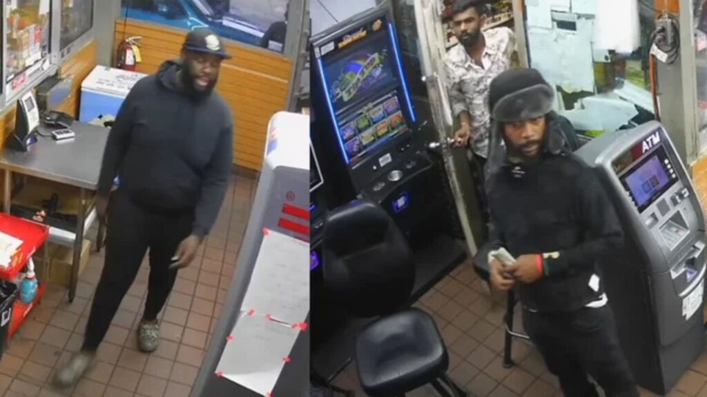 Two Men Sought After Atlanta Gas Station Gaming Machine Robbery, Police Say