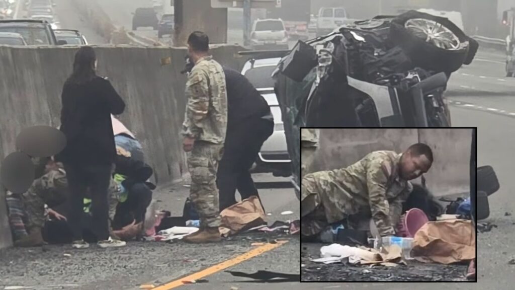 Washington Mother Accused of Trying to Kill Daughters After I-5 Crash, Soldiers Step In